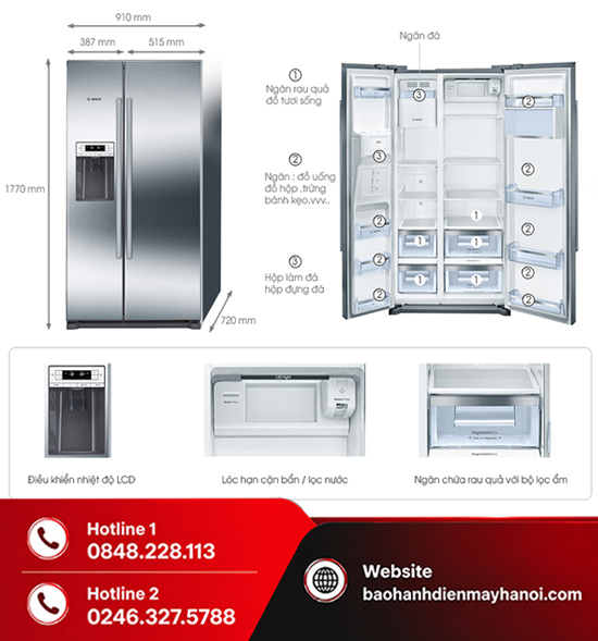 Trung Tâm Bảo Hành Và Sửa Chữa Tủ Lạnh Bosch