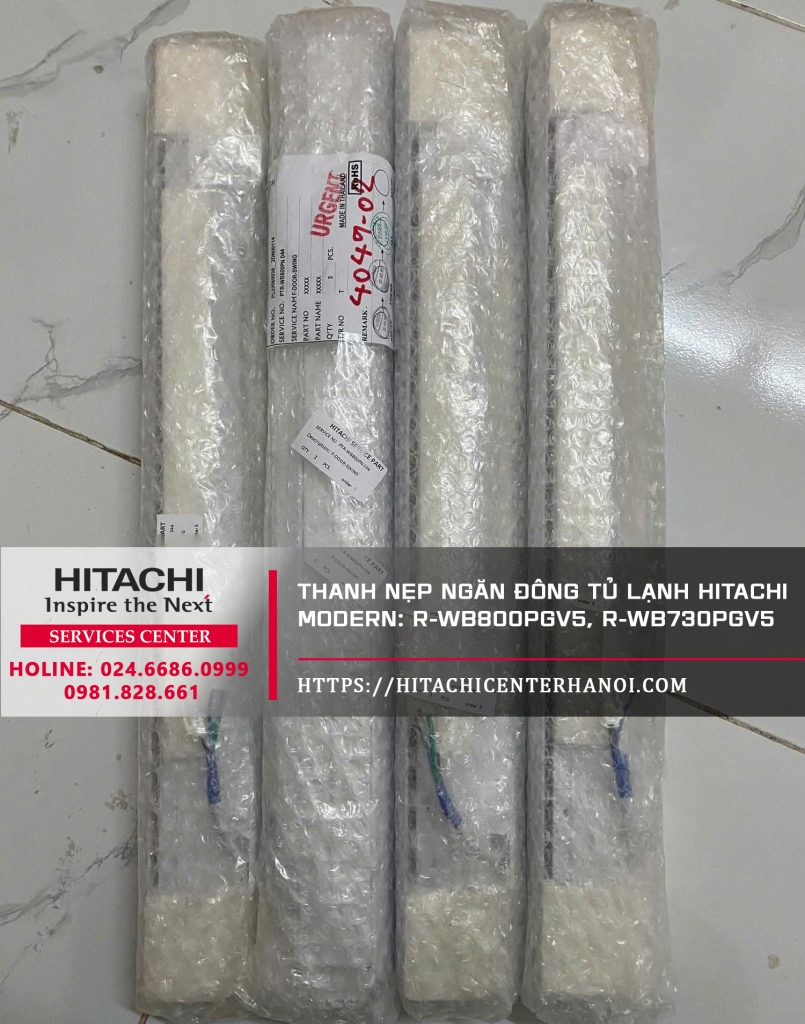 Linh kiện chính hãng: Thanh nẹp ngăn đông tủ lạnh Hitachi