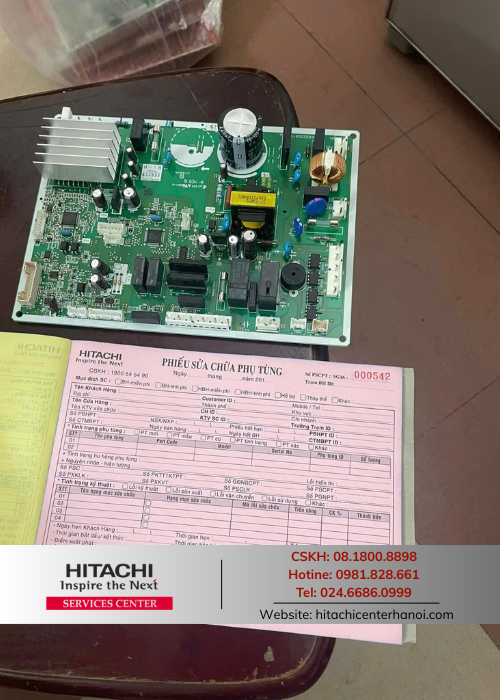 Phiếu bảo hành linh kiện thay thế được cung cấp bởi Hitachi Center Hà Nội